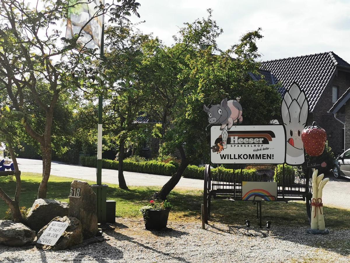 Heeser Spargelhof Ferienwohnung Landblick Weeze Exteriér fotografie